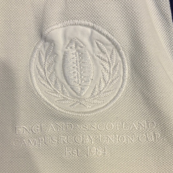 Zara Scotland Blue and White Striped rugby Shirt - Picture 3 of 7